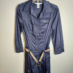 Diane Von Furstenberg Navy Shorts jumpsuit.